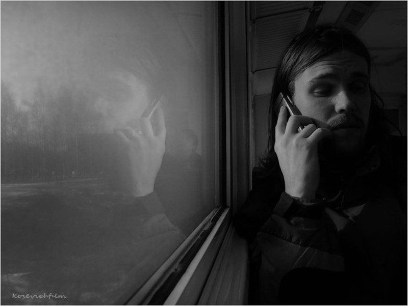 портрет,ч\\б электричка фото превью