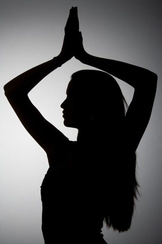 силуэт, танец *** фото превью