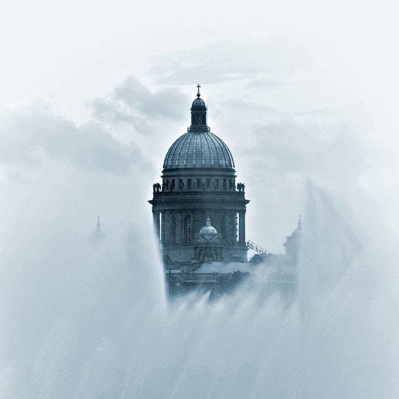 петербург, исаакиевский собор летний этюд про Исаакий фото превью