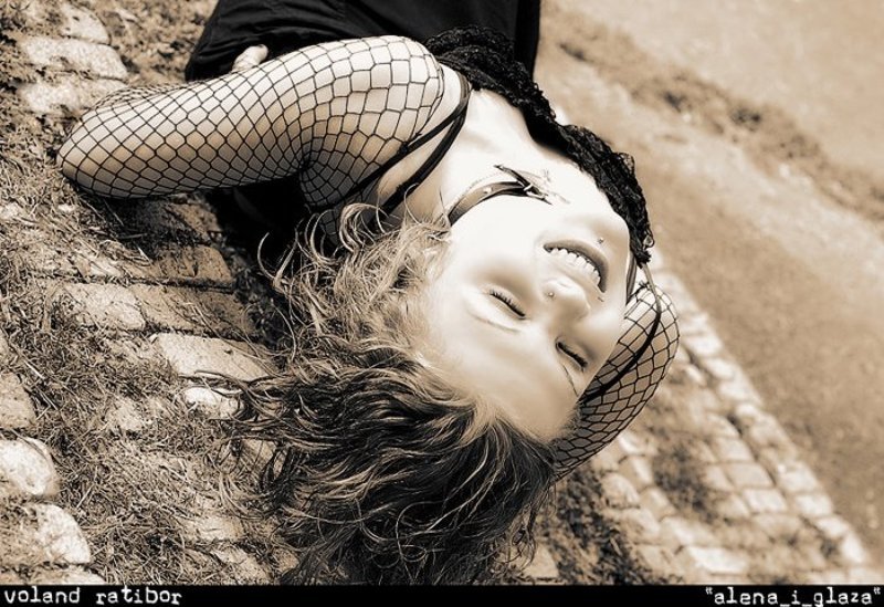 gothic, happy, portrait, alena, girl Радость фото превью