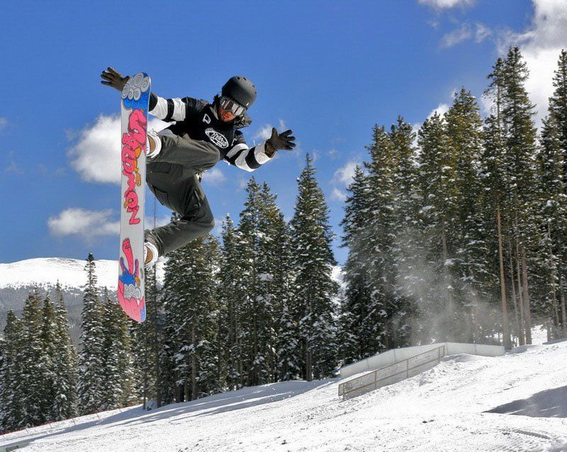 горные лыжи. Учимся летать. фото превью