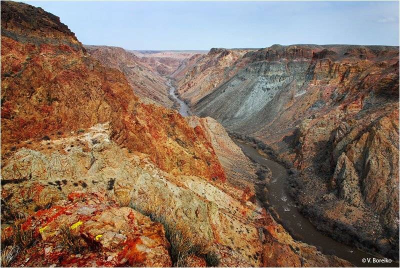 река, каньон, чарын, Вадько