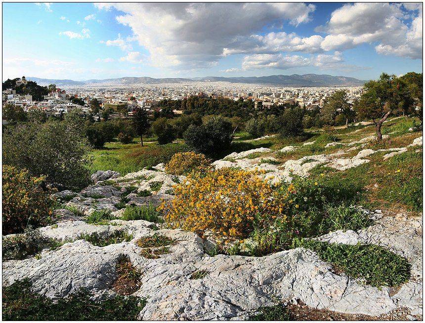акрополь, афины, панорама, Григорий Иващенко