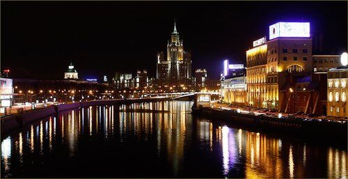 Прогулки по вечерней Москве