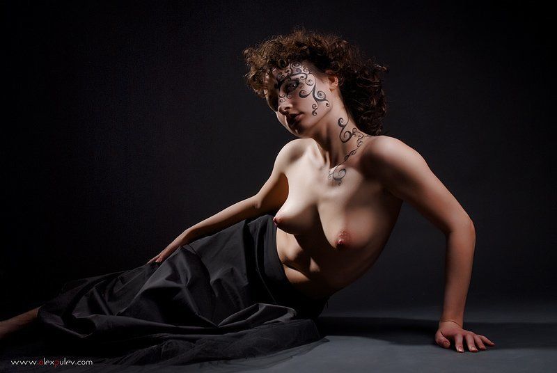 ню, девушка, ажур anni фото превью