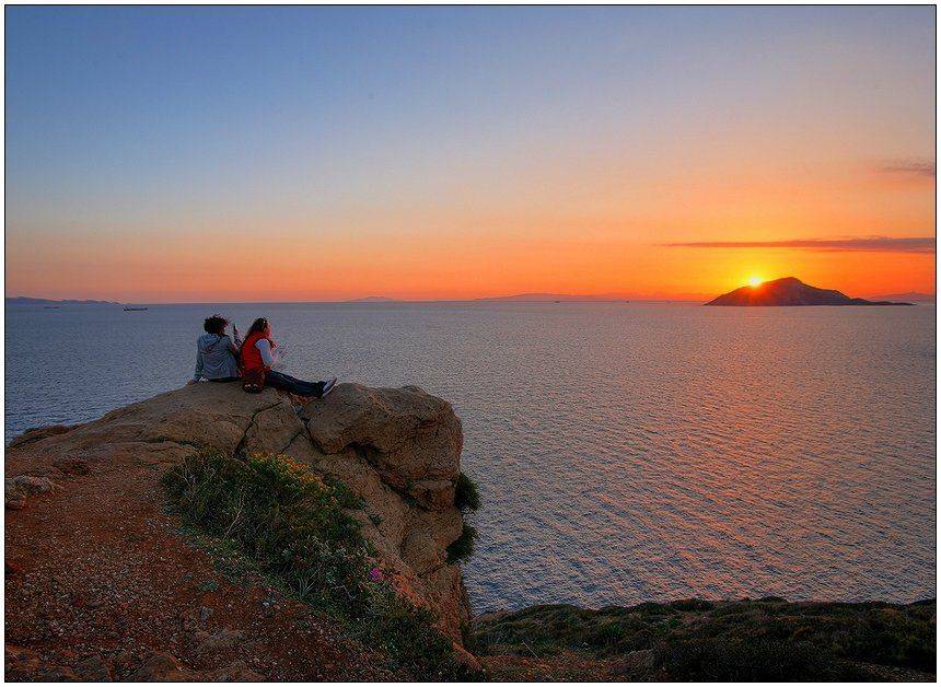 закат, море, греция, Григорий Иващенко