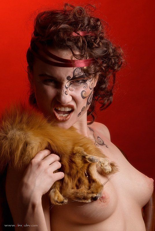 ню, девушка,ажур,мех,эмоции,студия,портфолио жесть фото превью