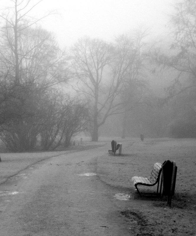 город, туман, Slowhill