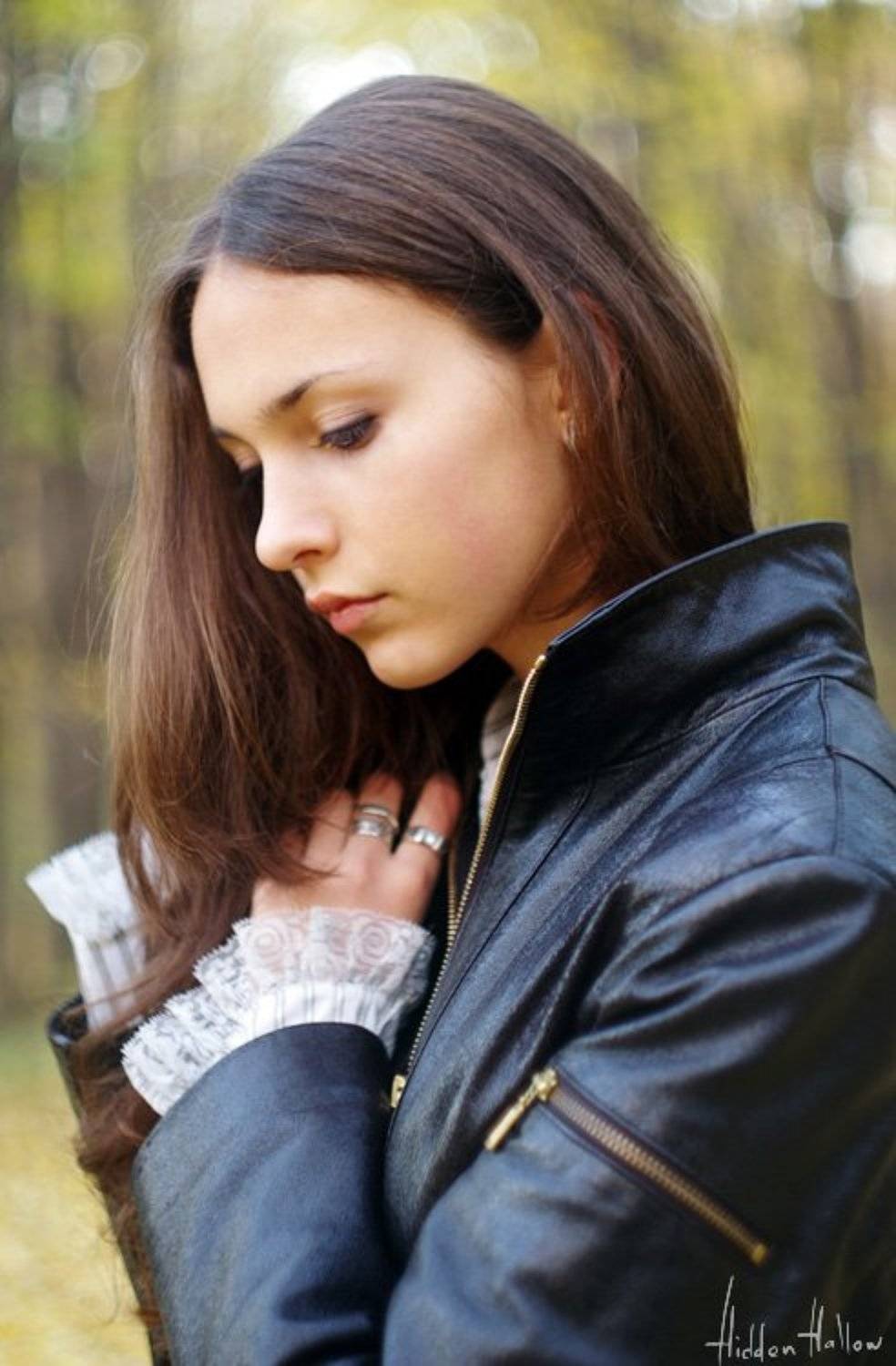 девушка, портрет, осень, Кирилл Кириллов