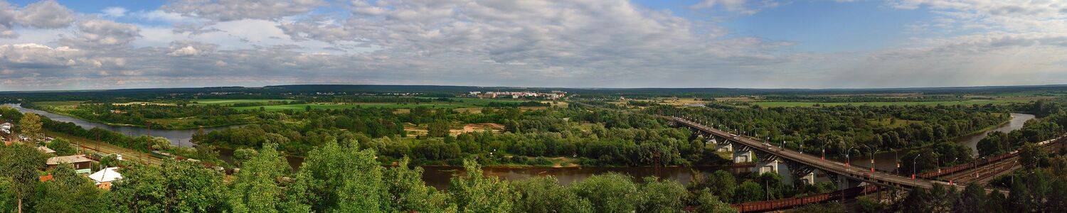 панорама, пейзаж, владимир, клязьма, senjor
