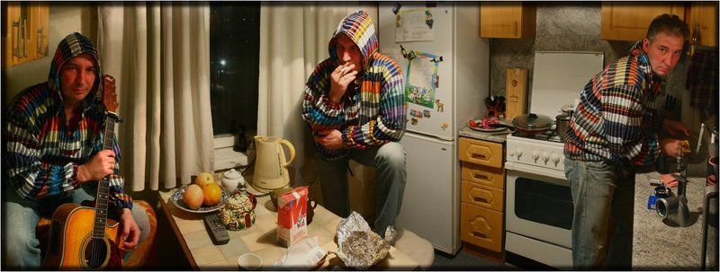 Кухоннопанорамная импровизация. Три в одном или один в трех. фото превью