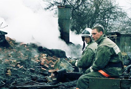 после пожара