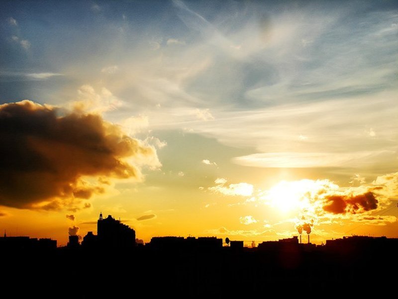 закат Чёрное золото фото превью