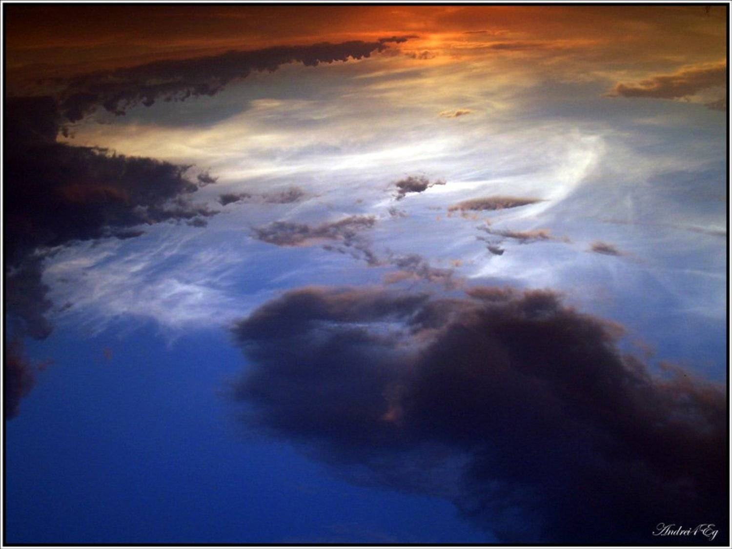 небо, облака, Андрей