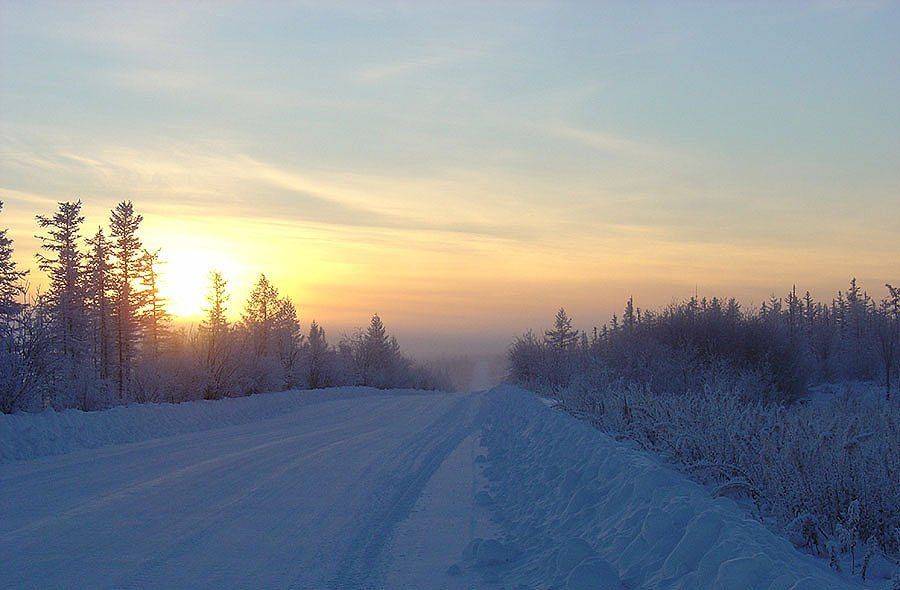зимник,тайга, Солодухин Виктор