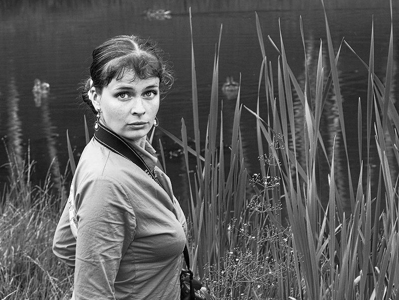 девушка, фотограф, взгляд, красота Уток фотать буду!:) фото превью