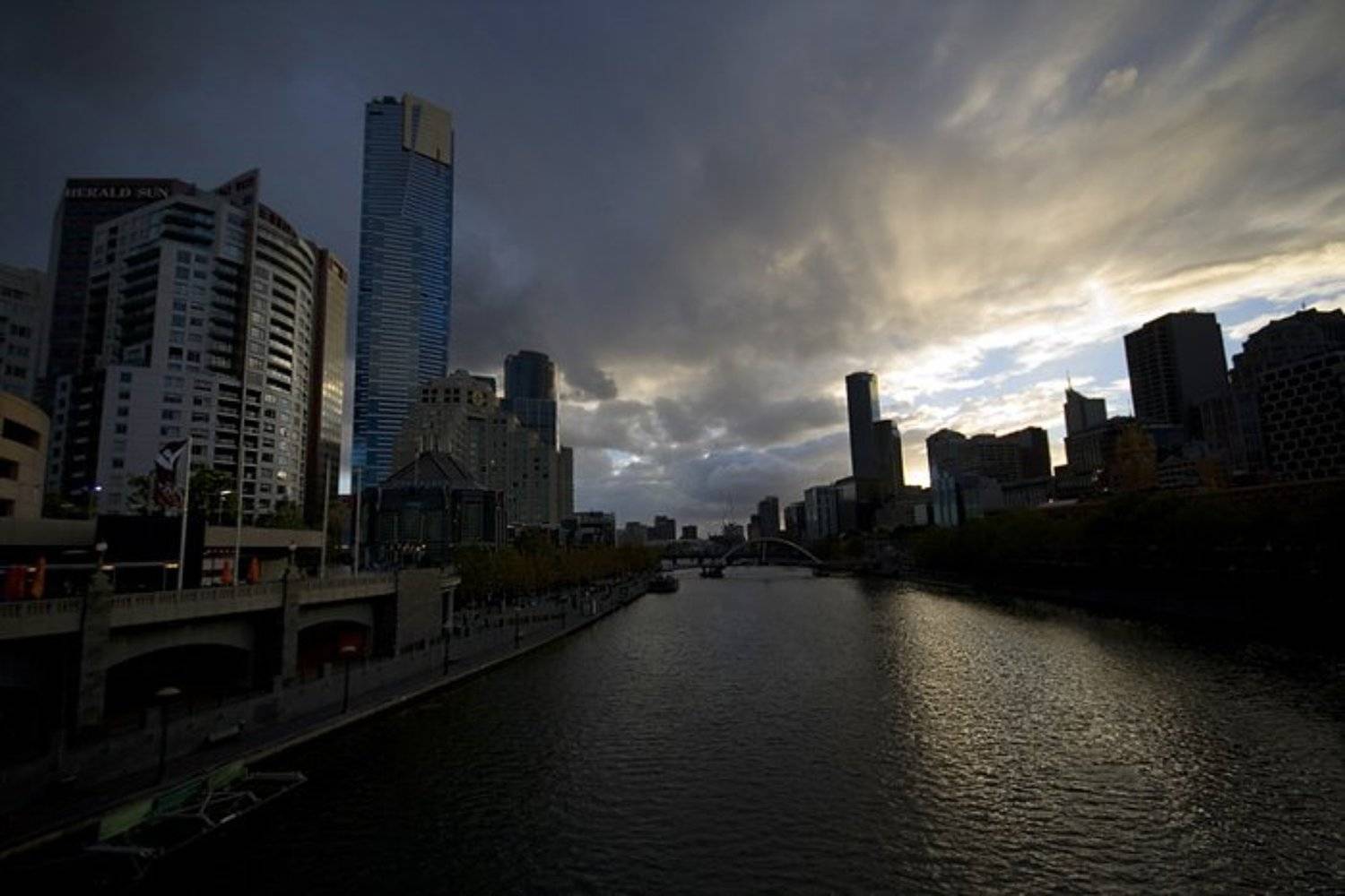 melbourne, australia, sunset, cityscape, Юлия Кузьменко