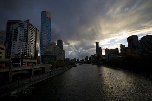 Melbourne sunset