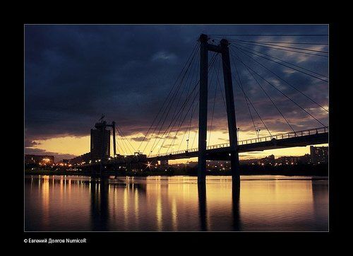 вечерний Красноярск