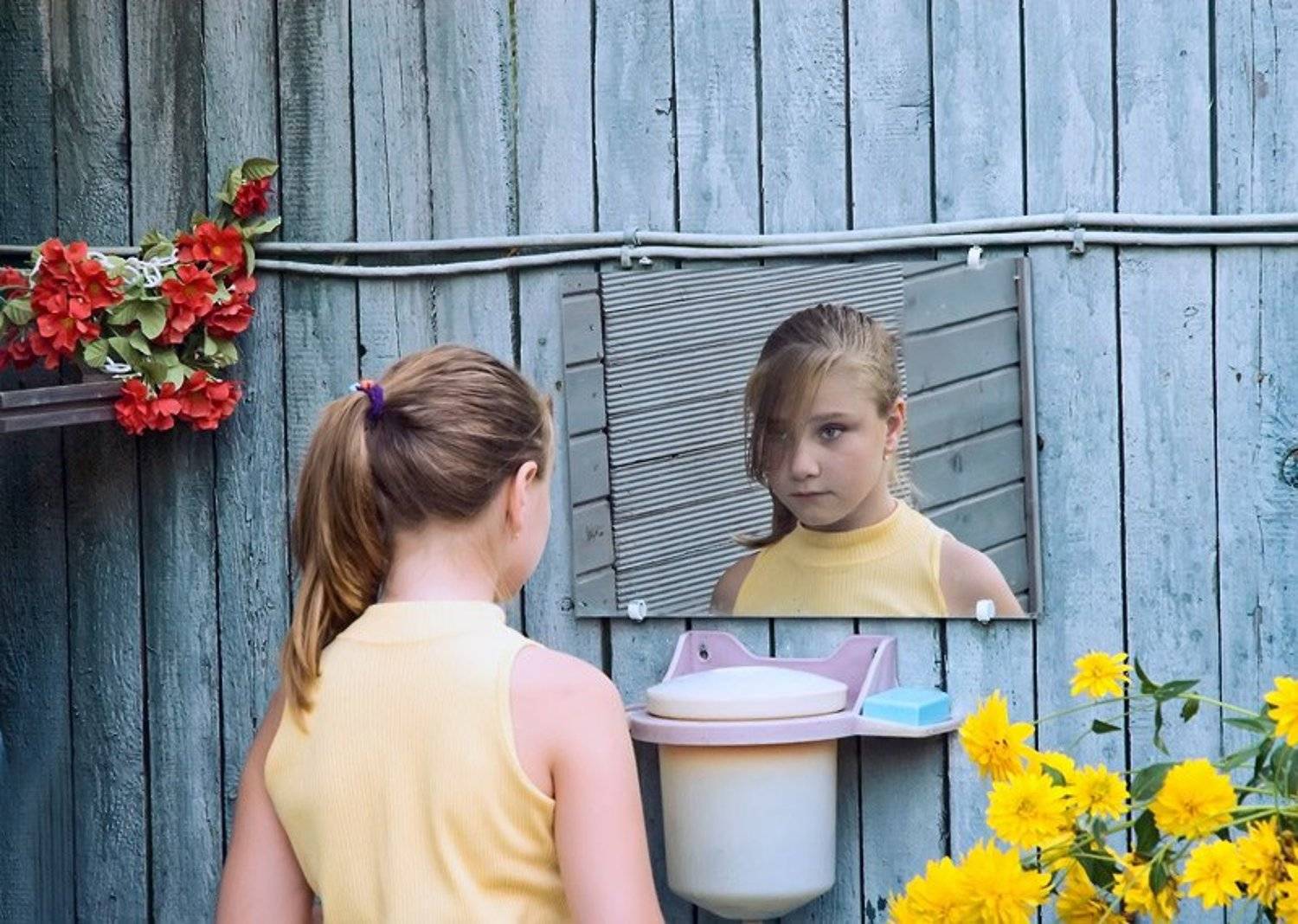 девочка,зеркало,вопрос, Ольга Новикова