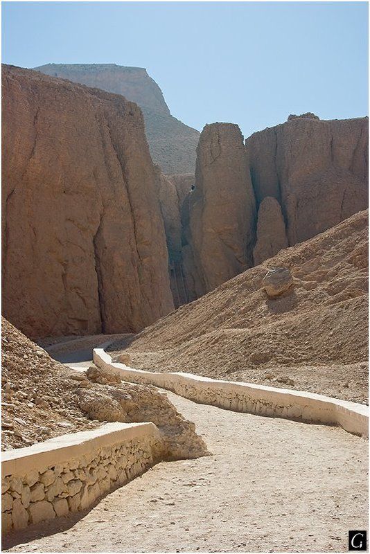 египет, долина, царей, скалы, дорога Дорога в Вечность. фото превью