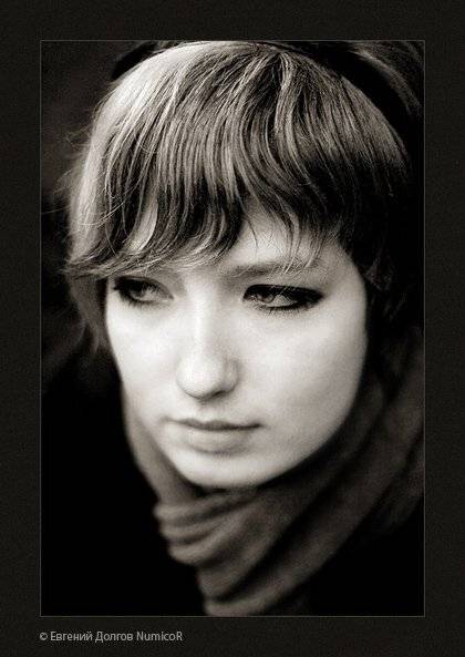 портрет, девушка, глаза, шарфик, весна, Евгений Долгов NumicoR