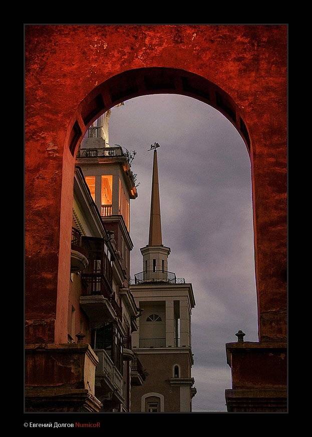 арка, красноярск, пик, колонна, город, Евгений Долгов NumicoR