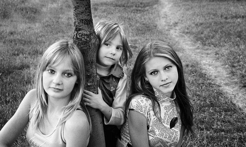 девочки,молодость,родство,любовь Сёстры... фото превью