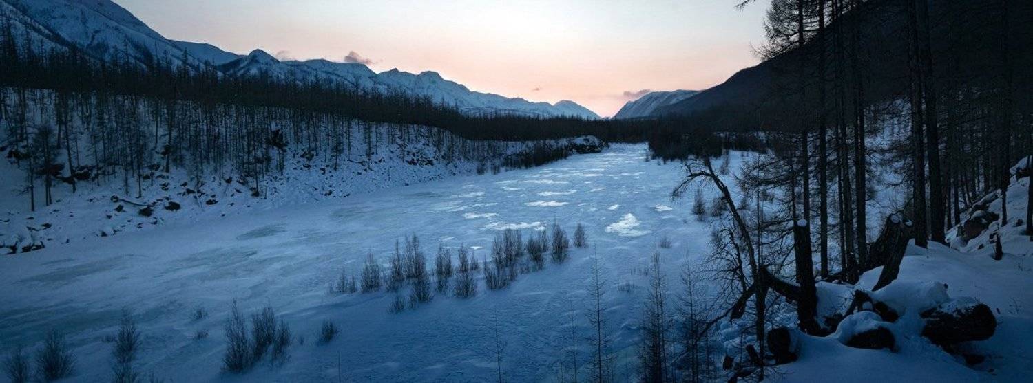 пейзаж, река, эймнах, зима, ветер, снег,, Дмитрий Демидчик