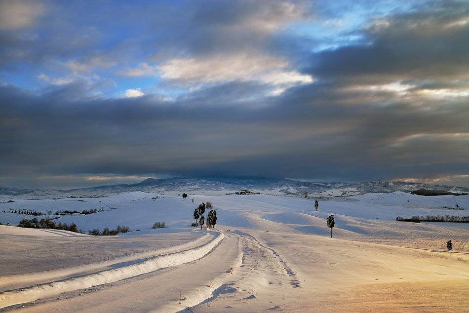 tuscany,snow, Jarek Pawlak