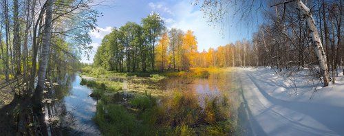 4етыре времени года или «идеальный» пейзаж