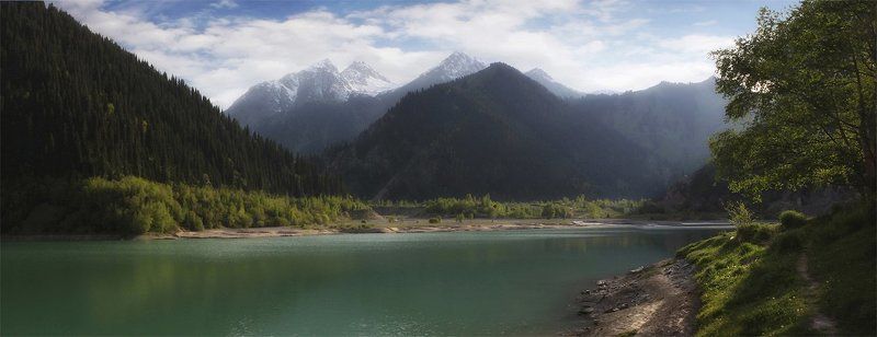 горы,озеро *** фото превью