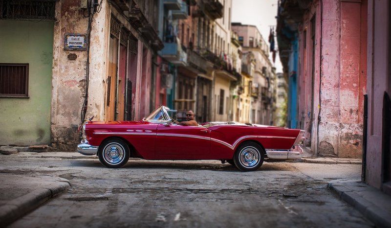 куба, авто, улица, Наследник Факундо Бакарди фото превью