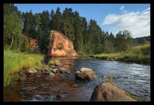 Река красных скал. Утёс Звартес