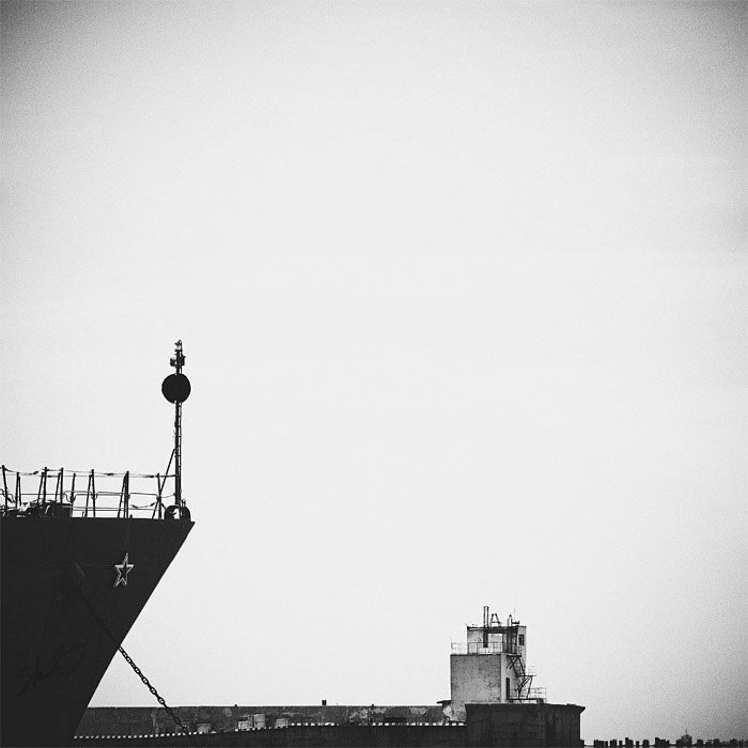 порт, город, корабли, море, груз, Serge Kovchenkov