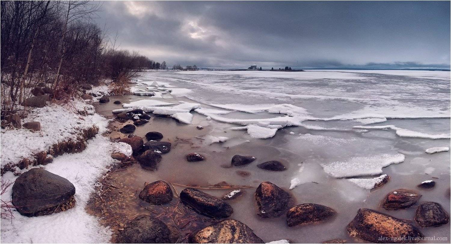 минское, море, март, весна, Алексей Угальников