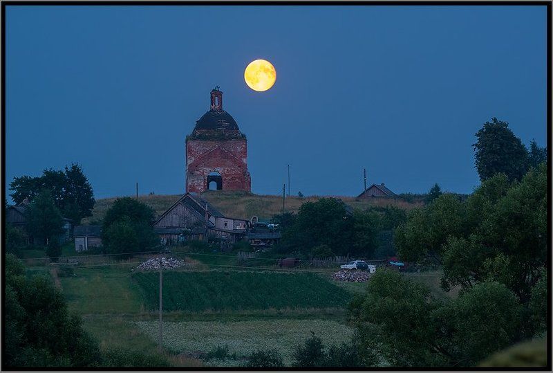 Вечер. Деревенские зарисовки фото превью