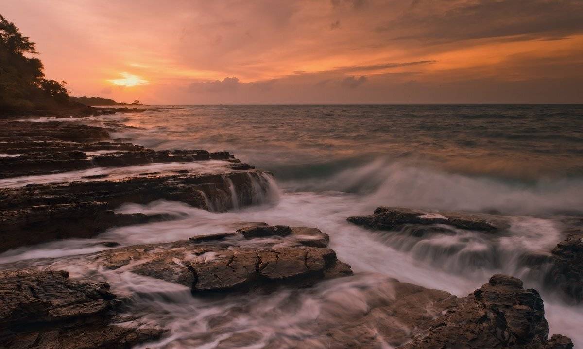тай, остров, камни, море, шторм, Boris Bogdanov