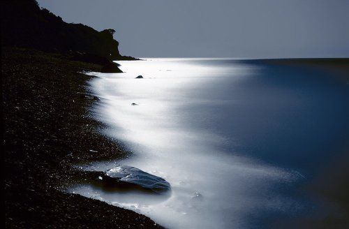 Черное море, полнолуние