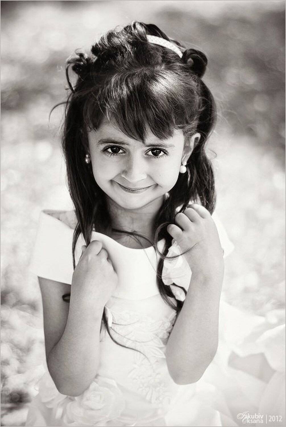 дети, деочка, портрет, чб, Оксана Якубів