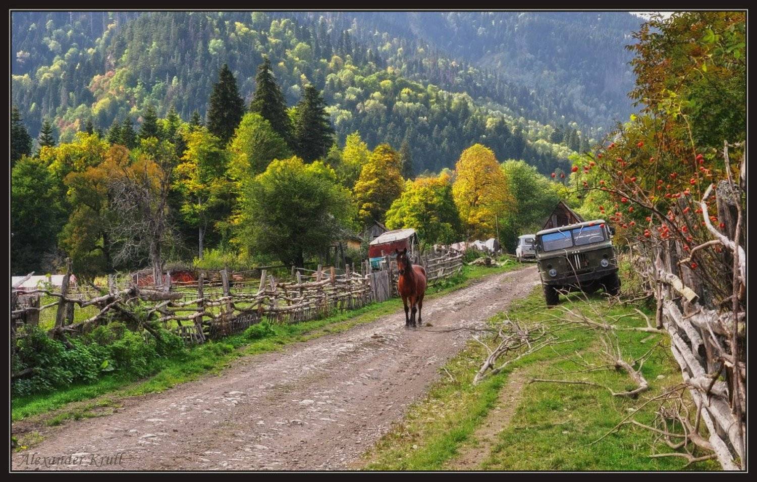 горы, осень, Александр Круль