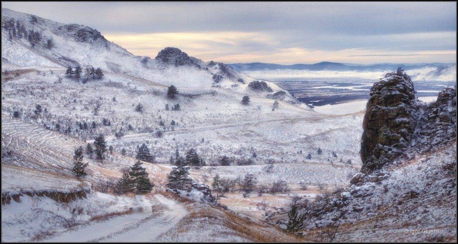 бурятия, зима, горы, Игорь Глушко
