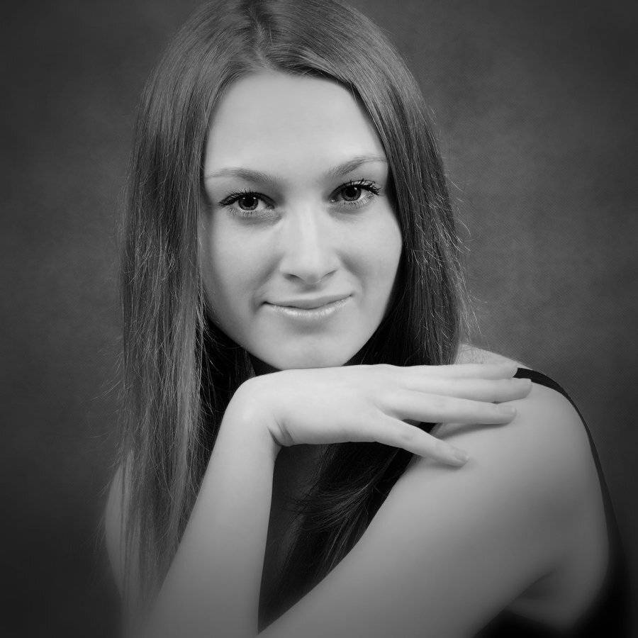 девушка, глаза, взгляд, портрет, чб, Serj Master