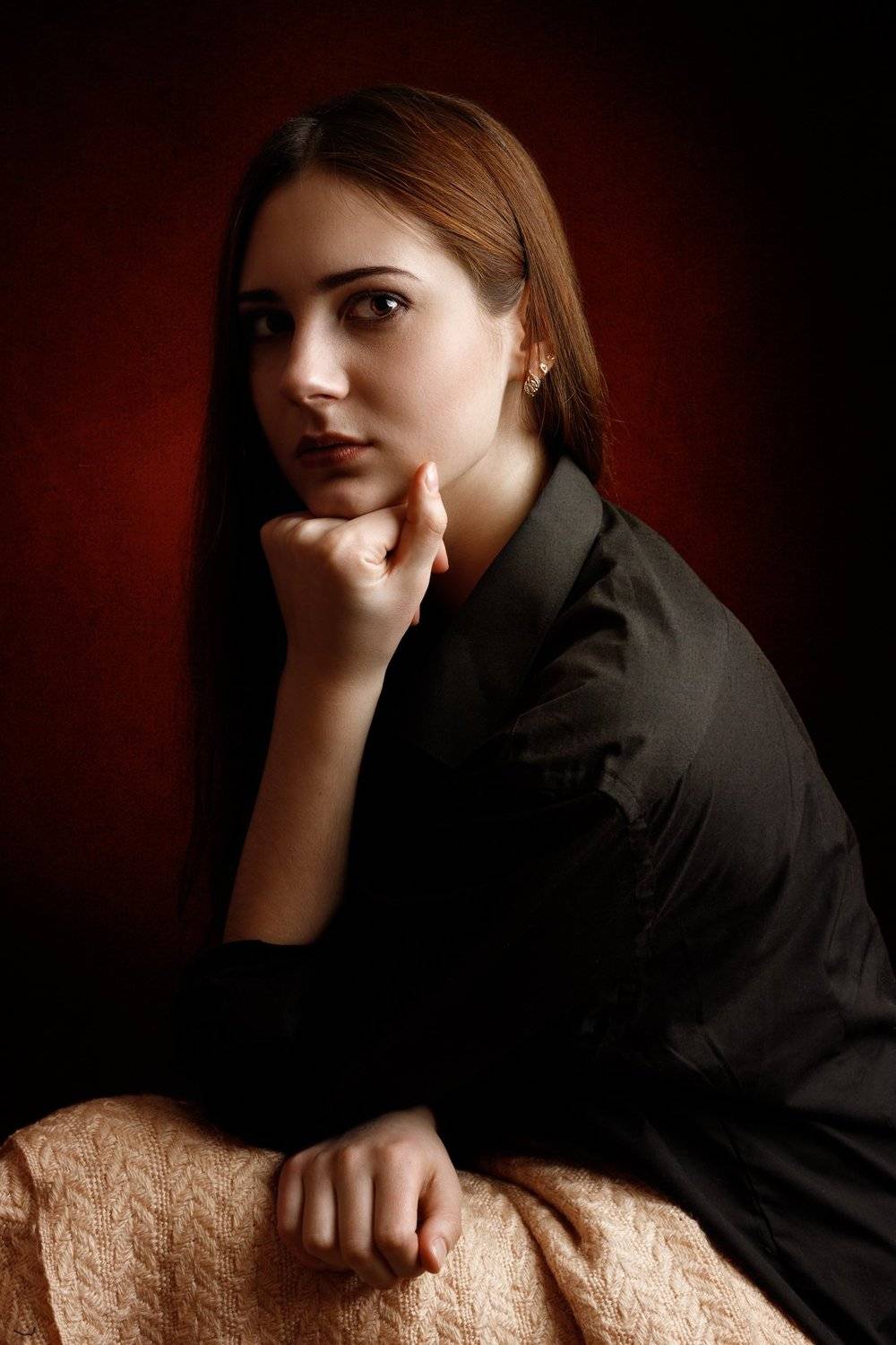 портрет, девушка, Сергеев Сергей