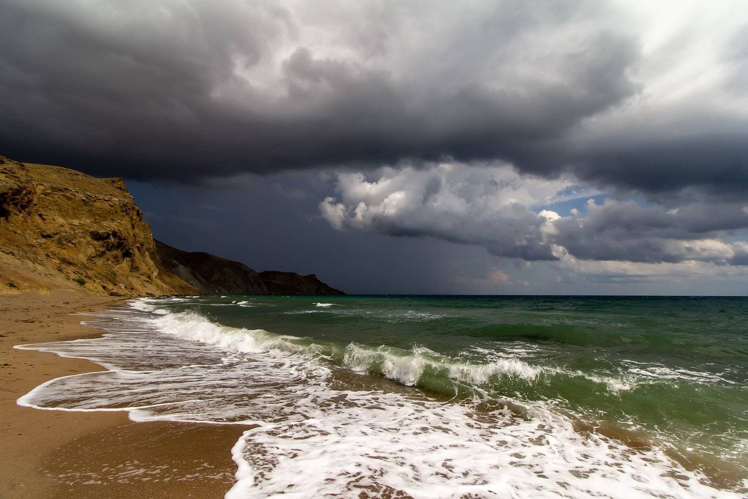 море, бухта, тихая, крым, непогода, Татьяна Феденкова