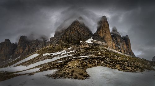 Troubled clouds, Tre Cime di Lavaredo