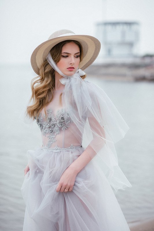 portrait, posing, photoshop, beach, woman, water *** фото превью