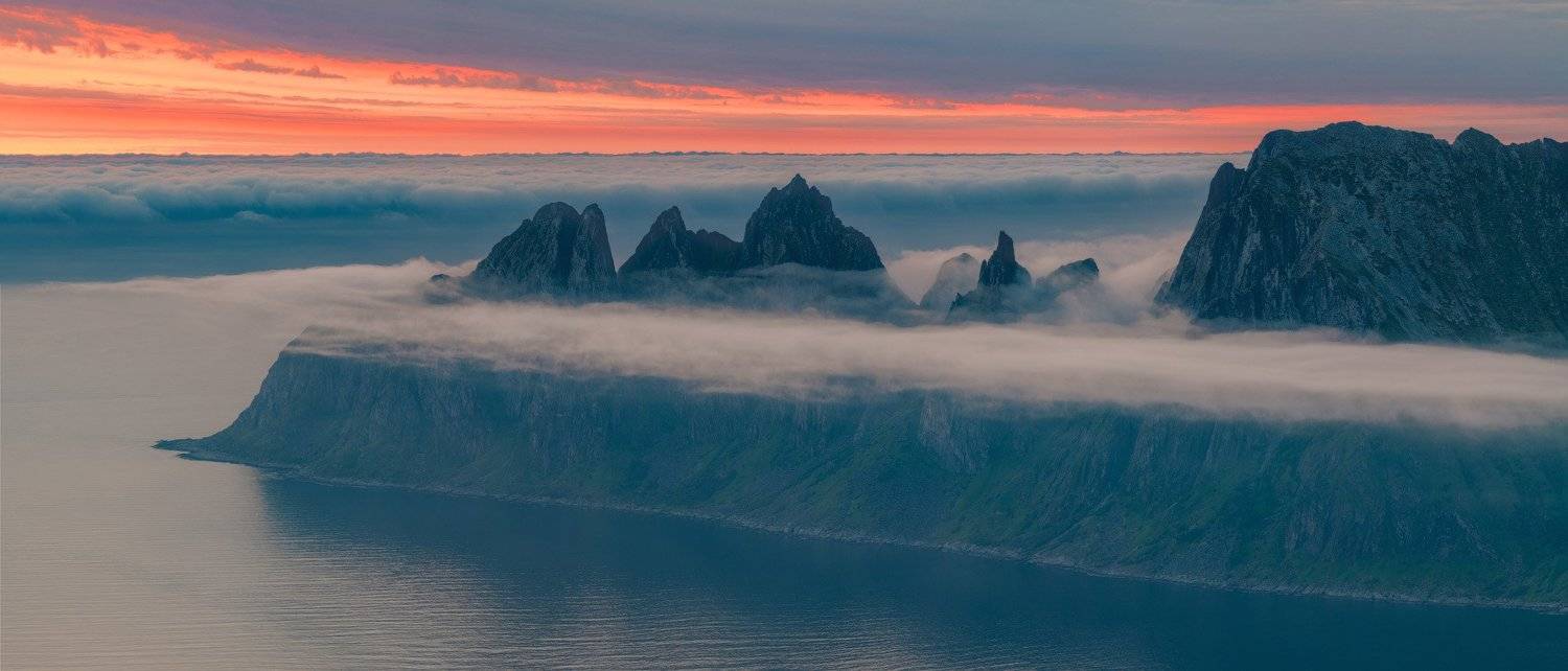 норвегия, сенья, senja, norway, рассвет, dawn, Виктор Иванов