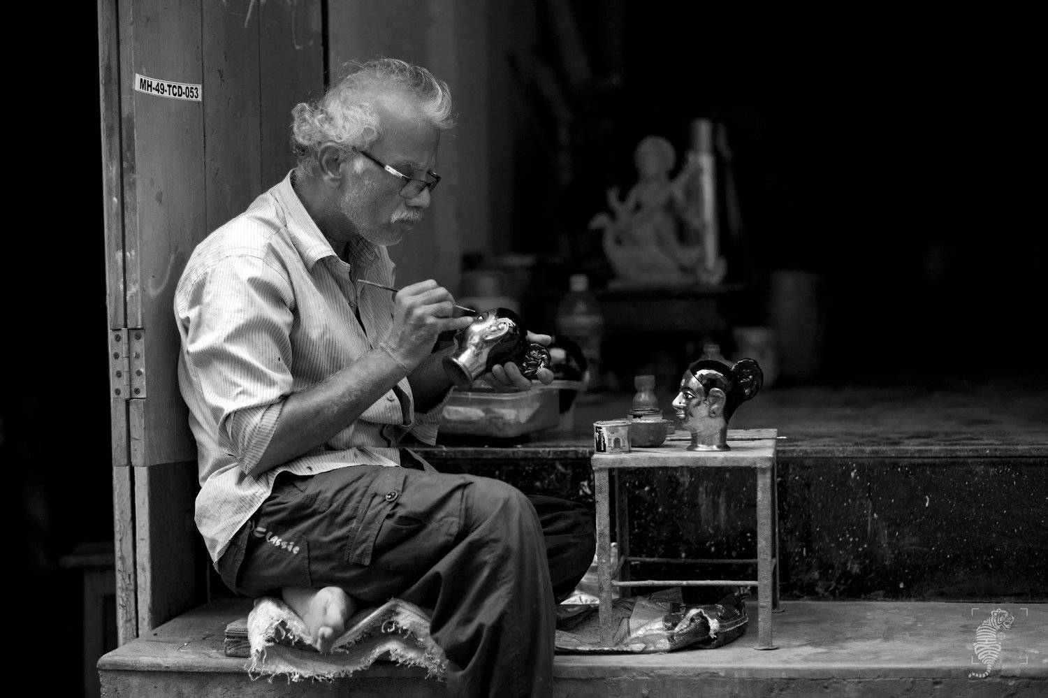 #India #Monochrome #Canon #male , Abhijit D