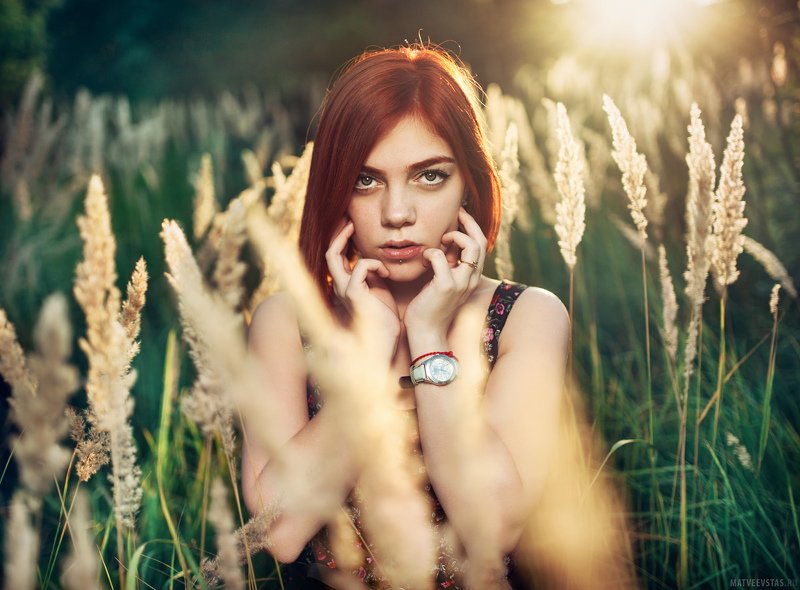 girl, field, sun, flare, modeling, nikon, sigma35mmart *** фото превью